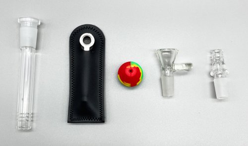 Frostbite  Glass  Beaker  Bong    Black  B